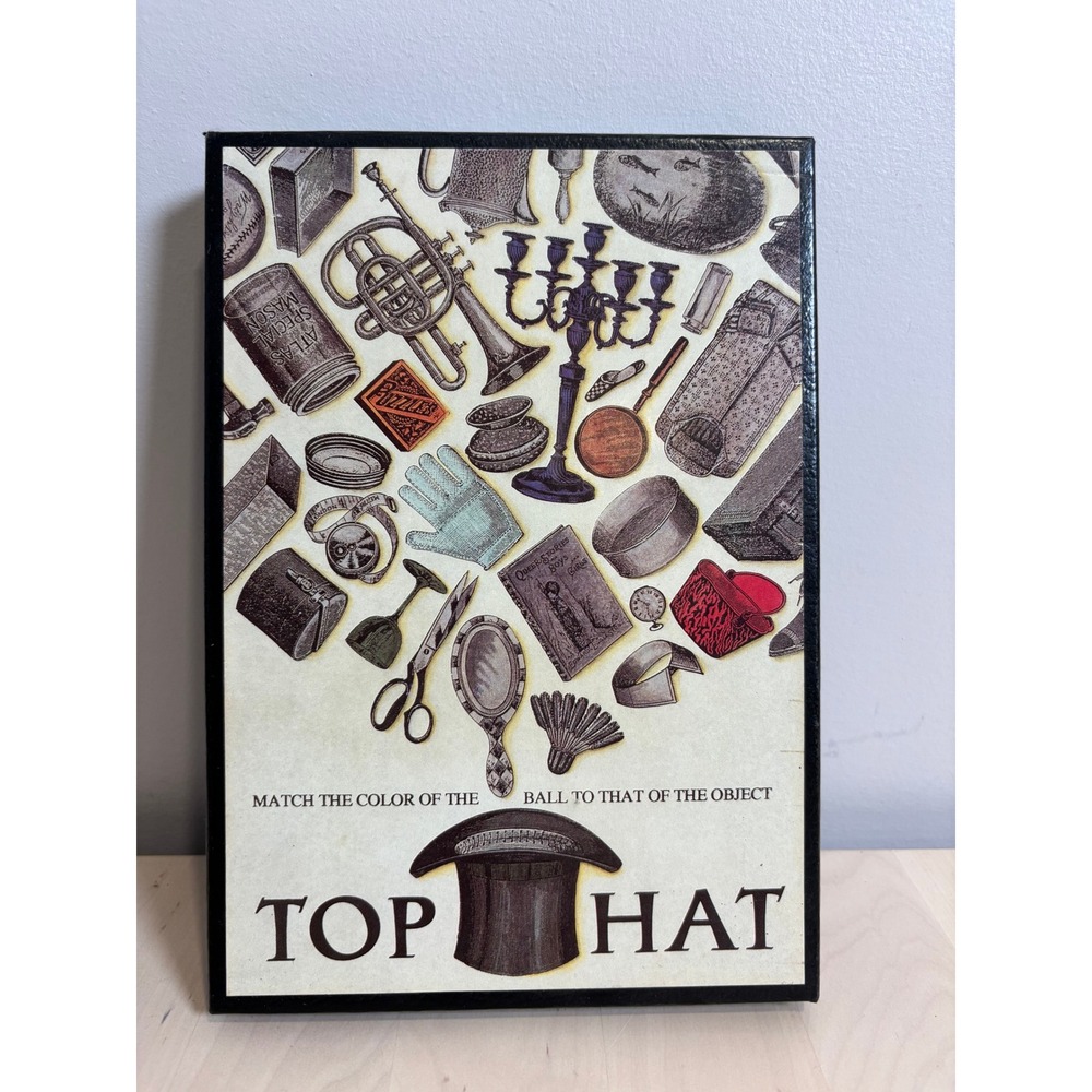 Vintage 1991 Top Hat Dexterity Puzzle H. Ramsay Parvenue Glass Ball Game USA